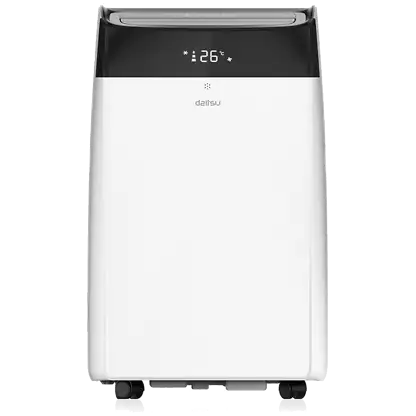 Climatiseur mobile - DAITSU PORTATIL APD 12FCX, 3009 fg/h, - vitesses, 30 m², 65 dB(A), Blanc y negro