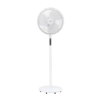 Ventilateur sur pied - Jata JVVP3062, 50 W, 3 vitesses, Con mando, Área de acción 20m², Temporizdor 9h, Blanc