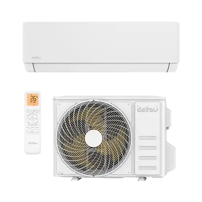 Reconditionné (très bon état) Climatiseur Split 1x1 - Daitsu 3NDA01700 Artic DS-18KZ, 4420 fg/h, Inverter, R32, Blanc